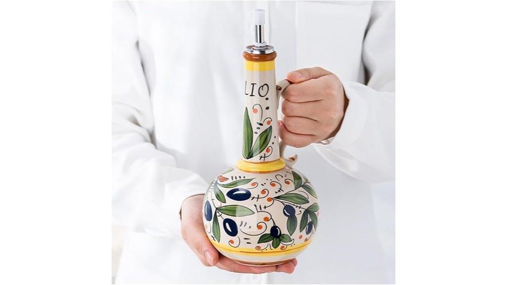italian ceramic oil dispenser