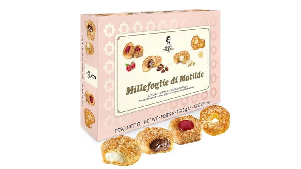 italian puff pastry assortment
