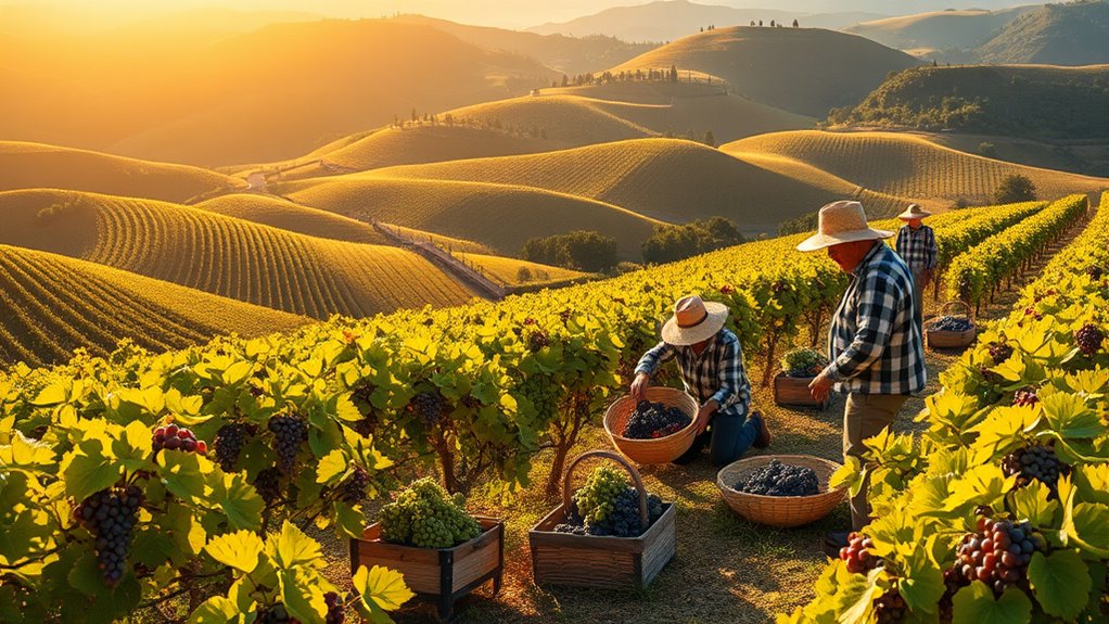 join sardinian grape harvest