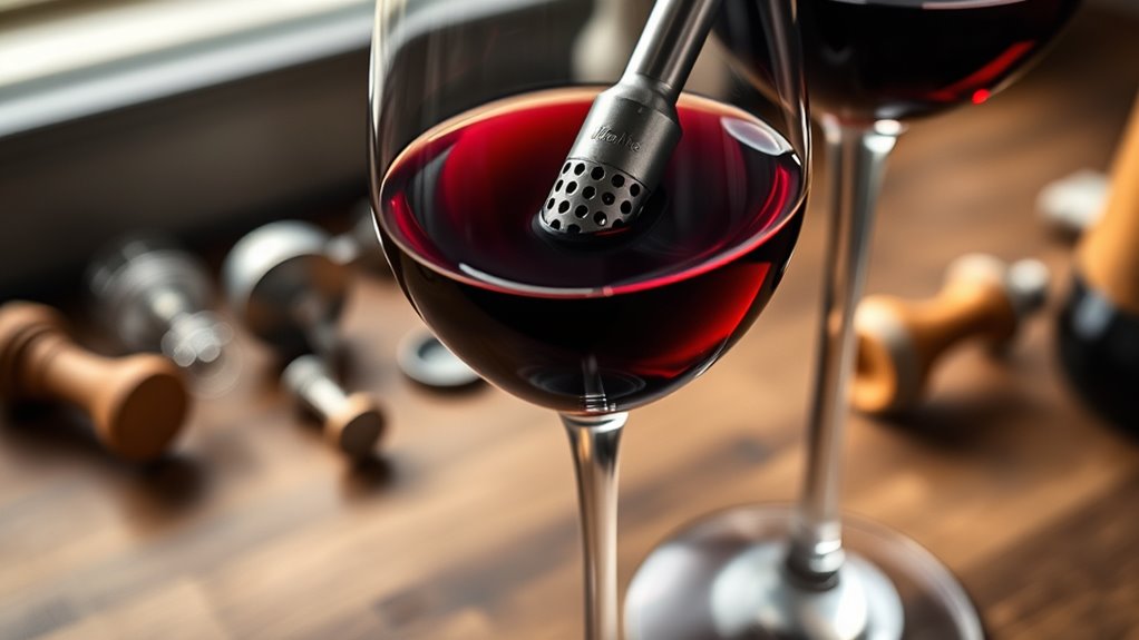 key wine aerator features