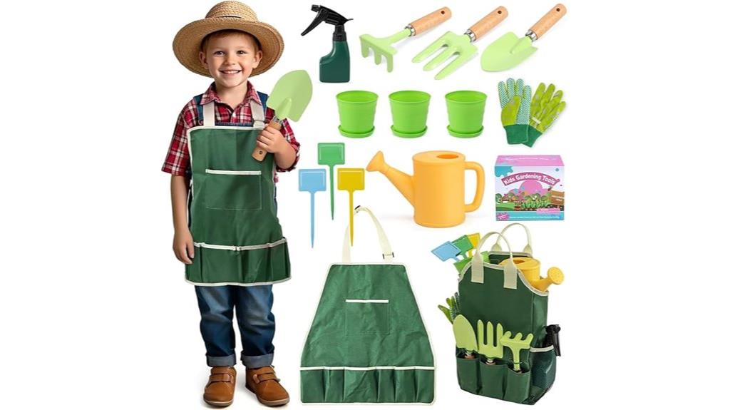 kids gardening kit set