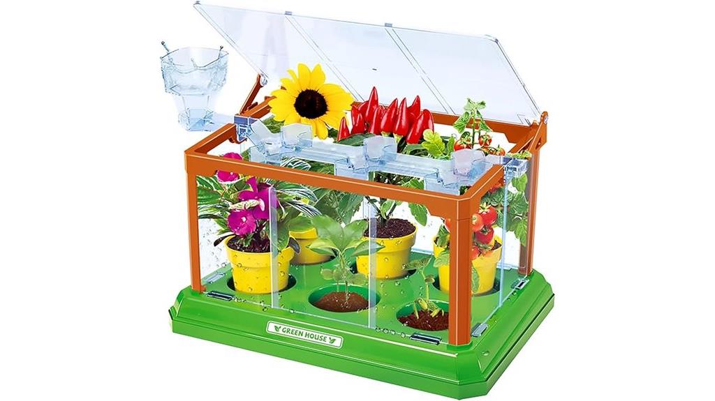kids greenhouse plant set