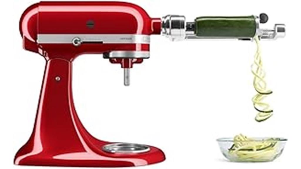 kitchenaid spiralizer attachment