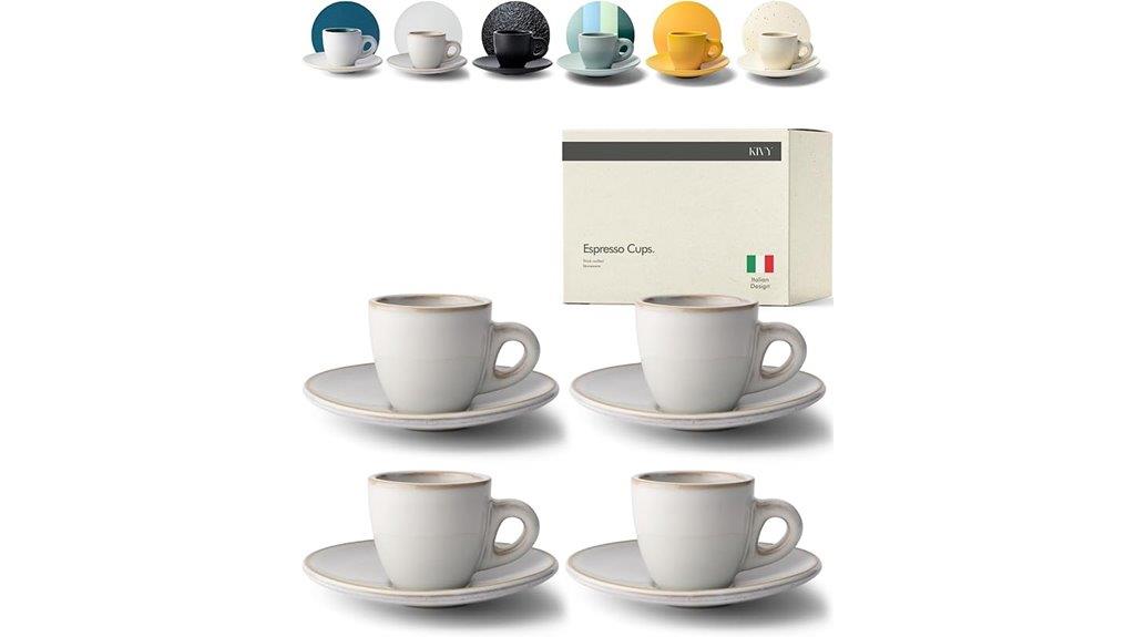 kivy 4 piece espresso cups
