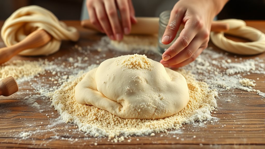 knead hydrate shape properly