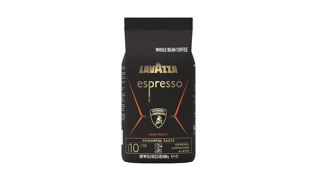 lamborghini branded espresso beans