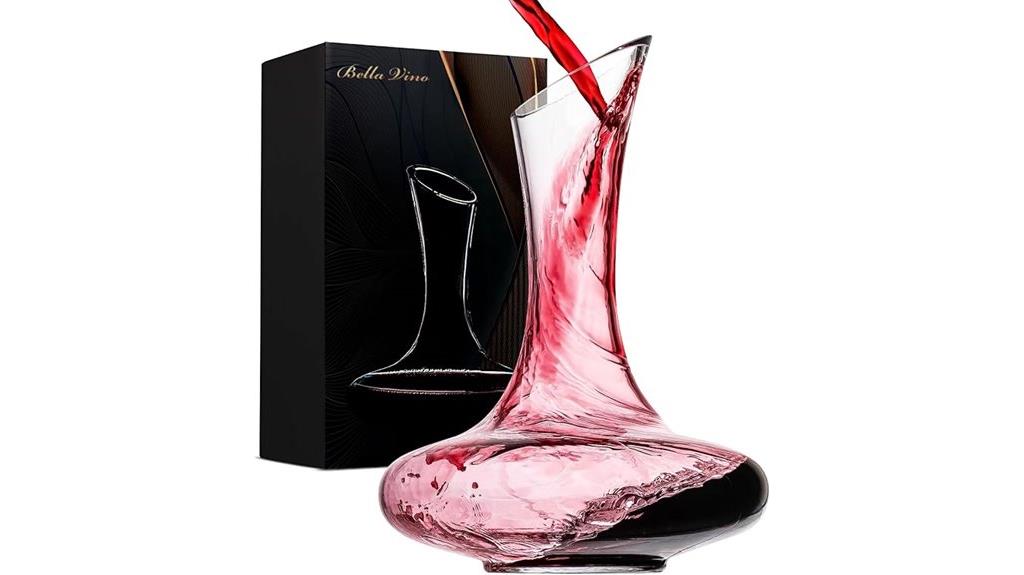 large 1600ml crystal wine decanter