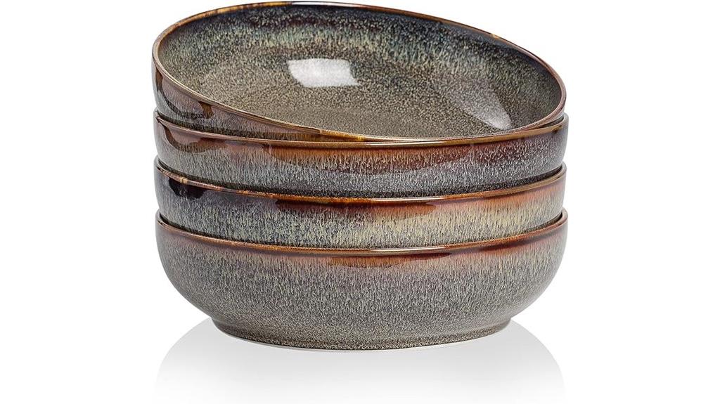 large ceramic pasta bowls