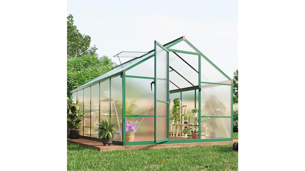large polycarbonate greenhouse
