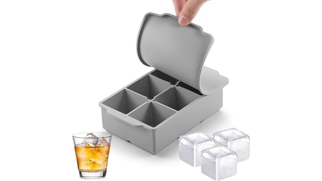 large silicone ice tray