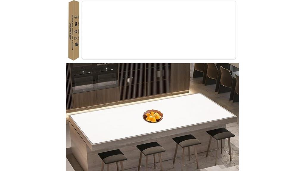 large silicone kitchen mat