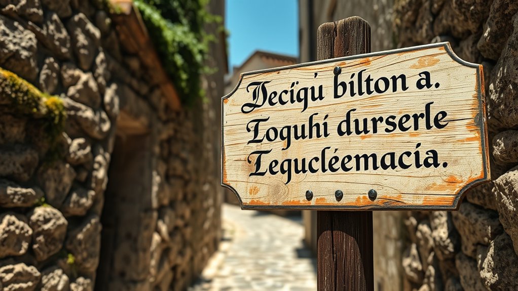 latin features preserved distinctly