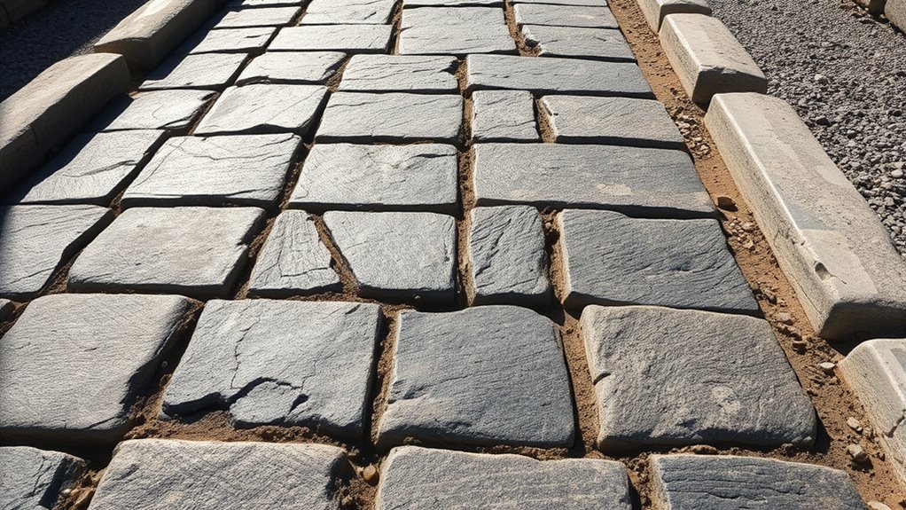 layered durable road construction