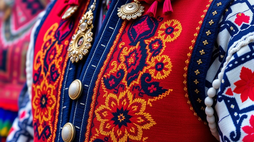 layered woolen traditional garments