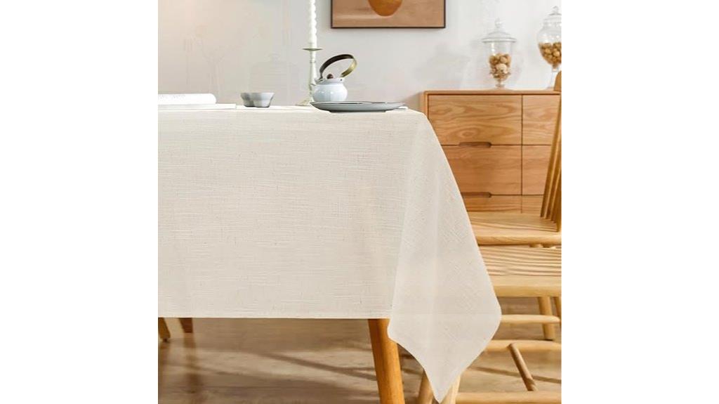 linen rectangle tablecloth