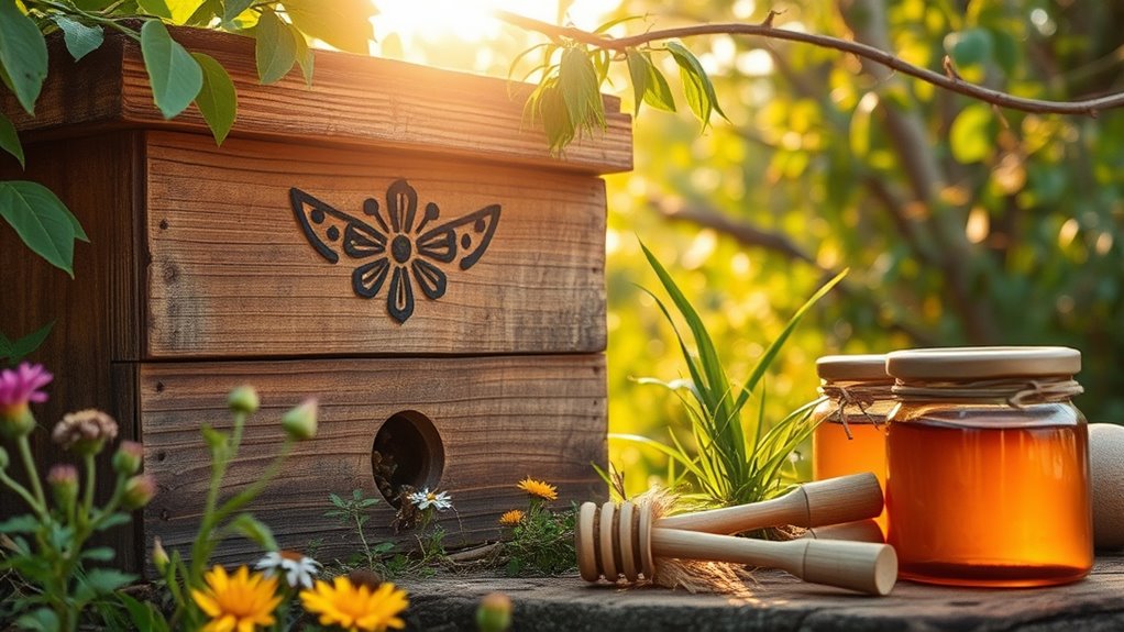 local materials shape hive design
