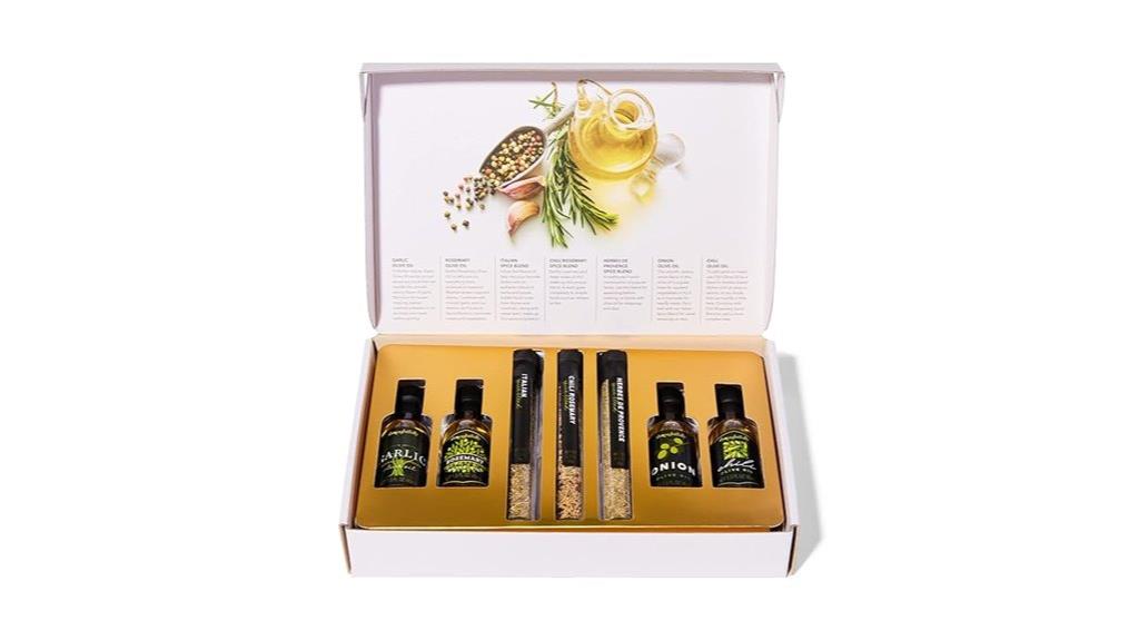 luxury olive oil gift set