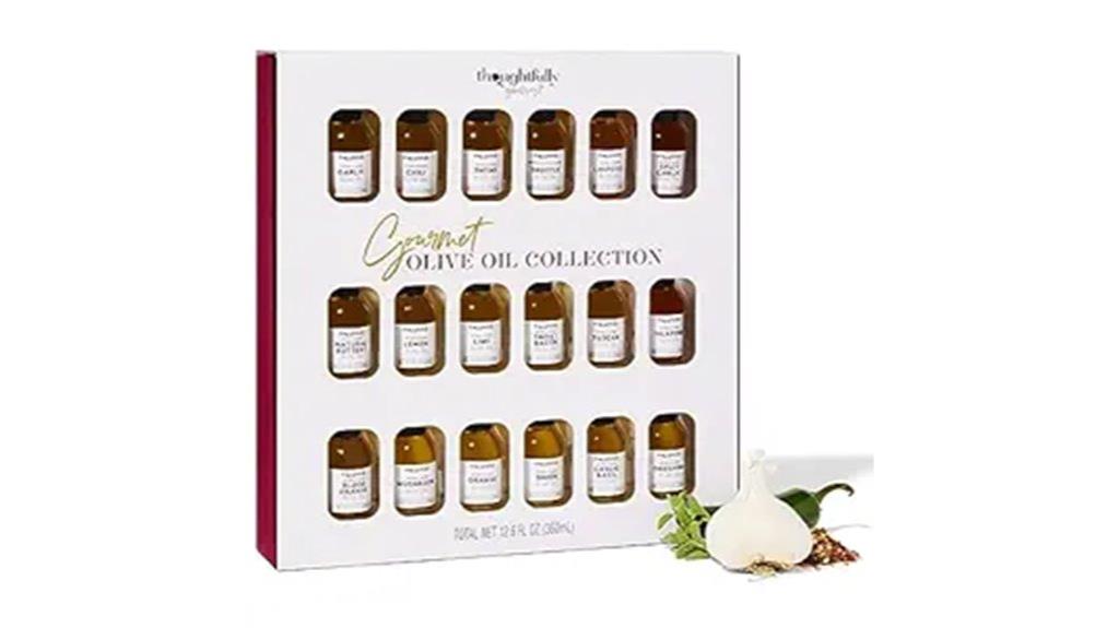 luxury olive oil tasting set