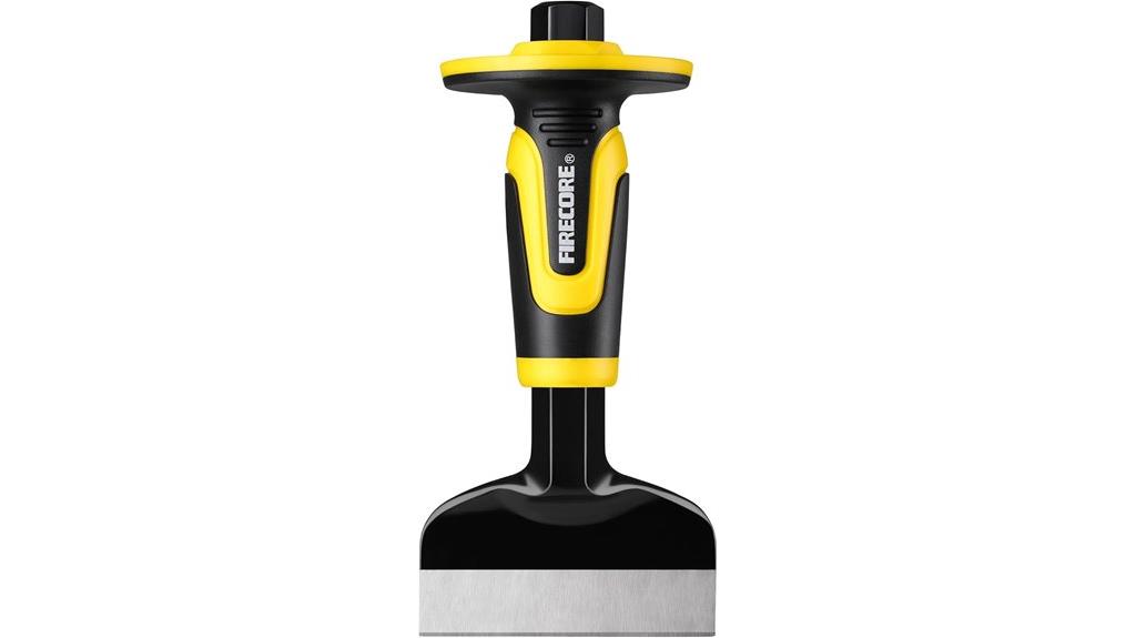 masonry chisel with guard