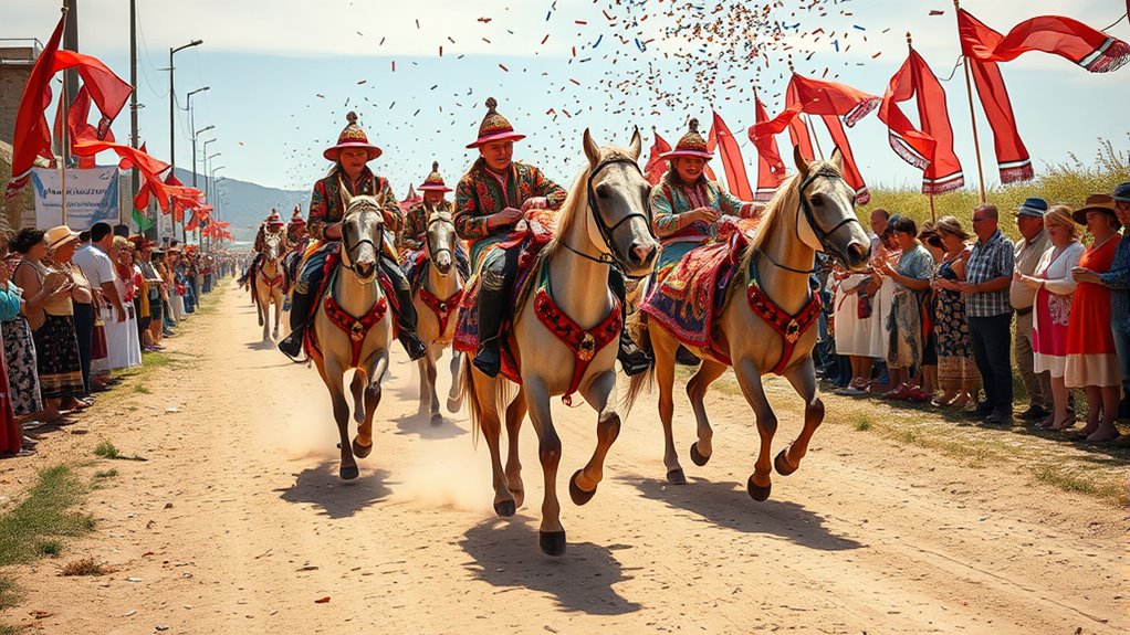 medieval sardinian equestrian festival