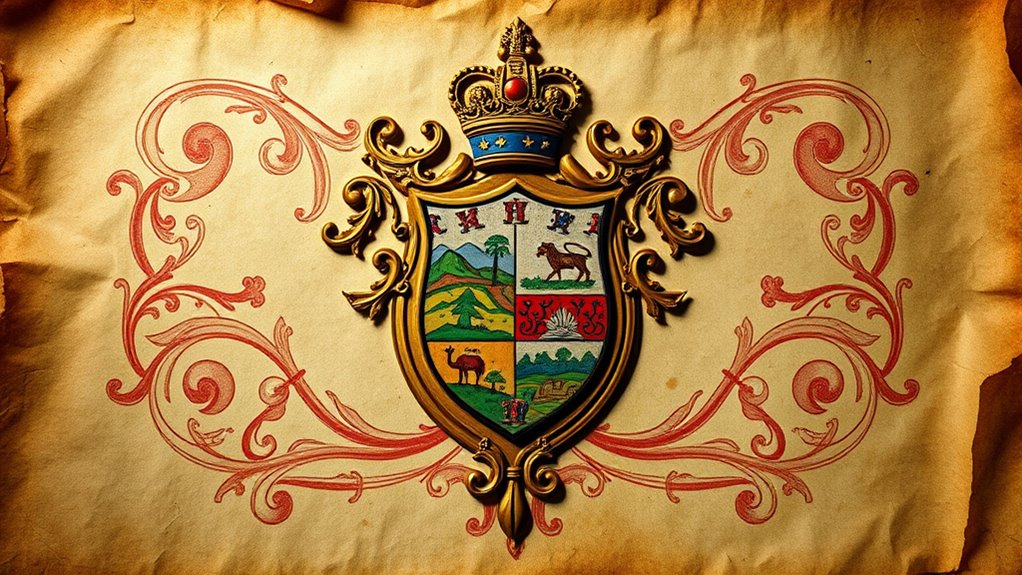 medieval symbols and regional influences