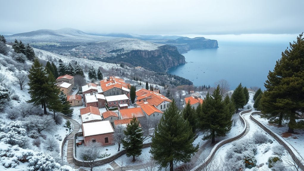 mediterranean rainfall and snow