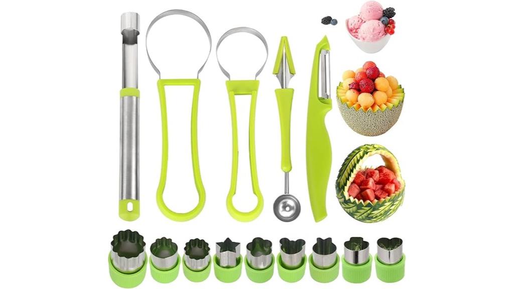 melon baller scoop set