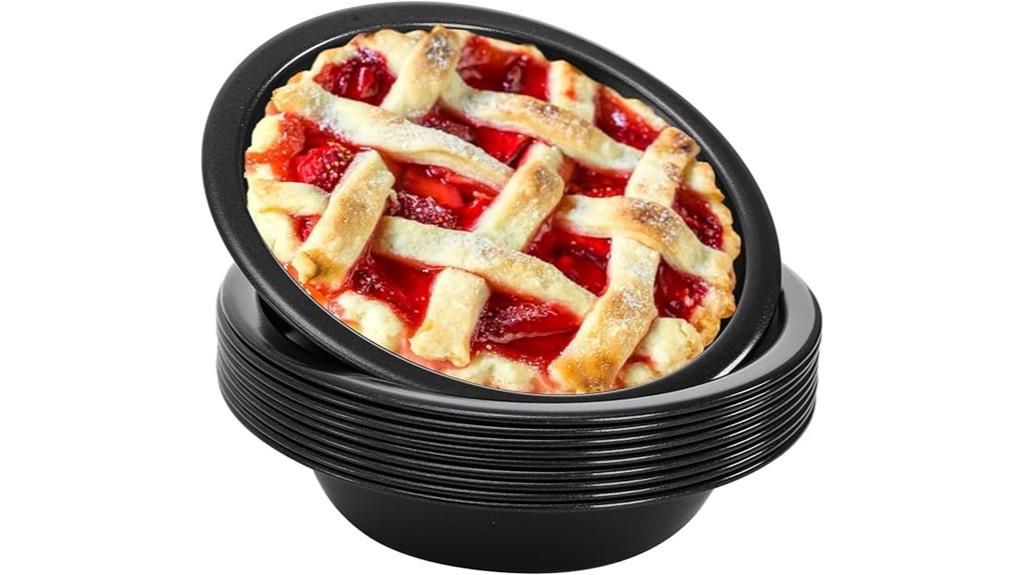 mini 5 inch nonstick pie pans