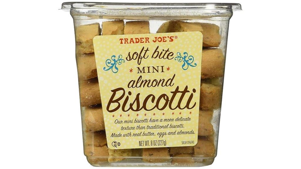 mini almond biscotti