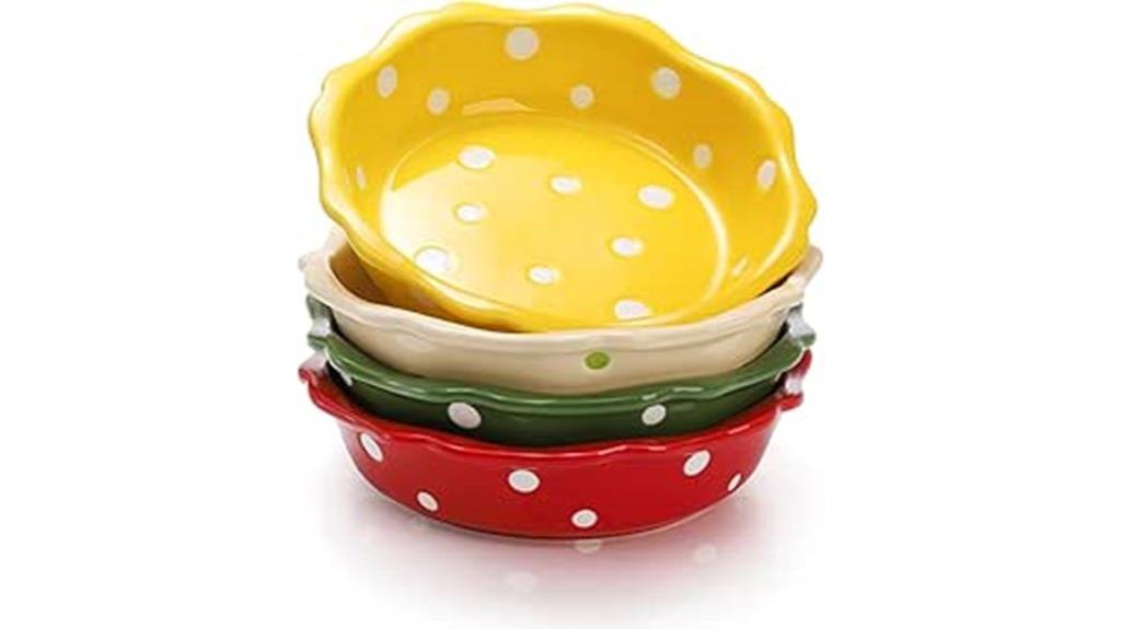 mini ceramic pie pans
