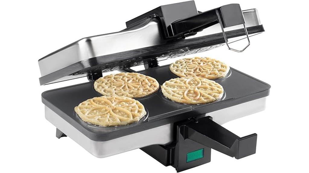 mini cookie pizzelle press
