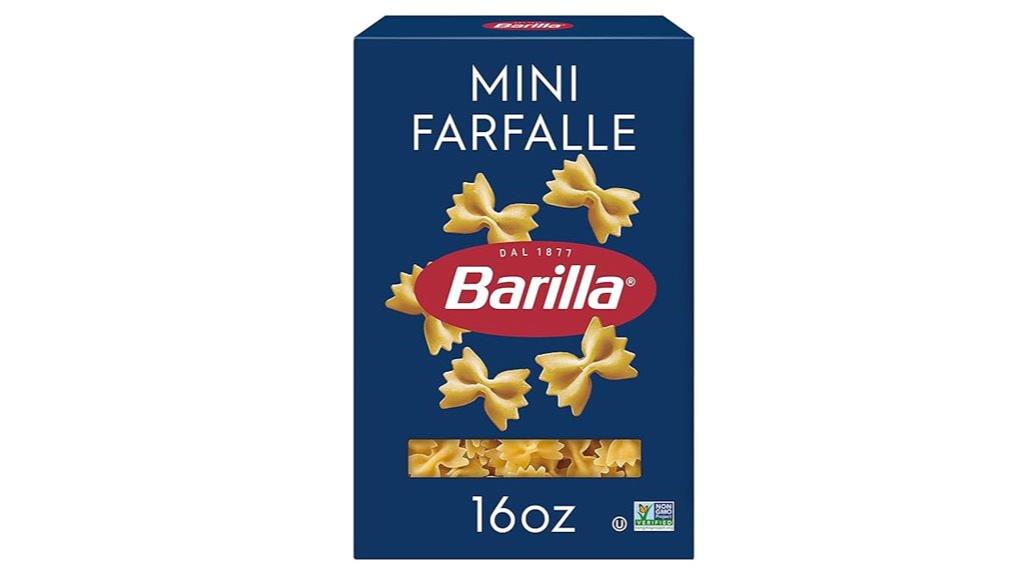mini farfalle pasta box