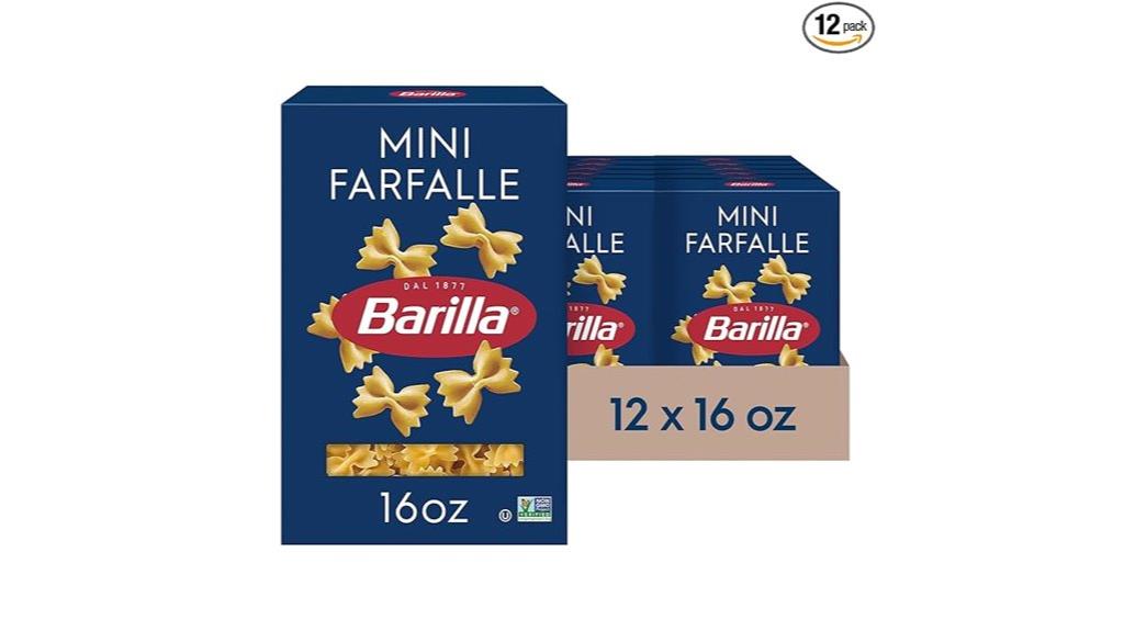 mini farfalle pasta pack