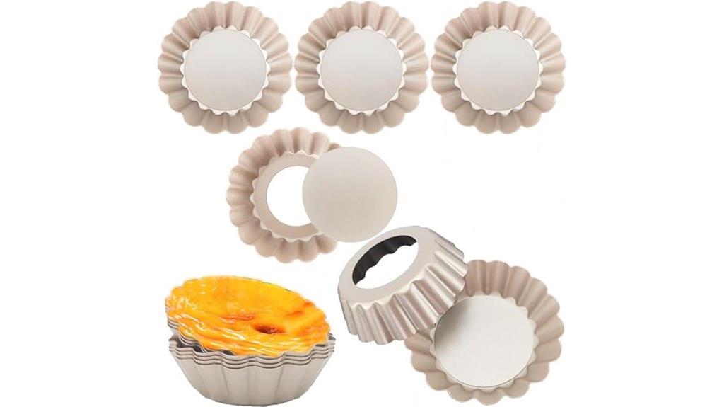 mini tart pan removable bottom