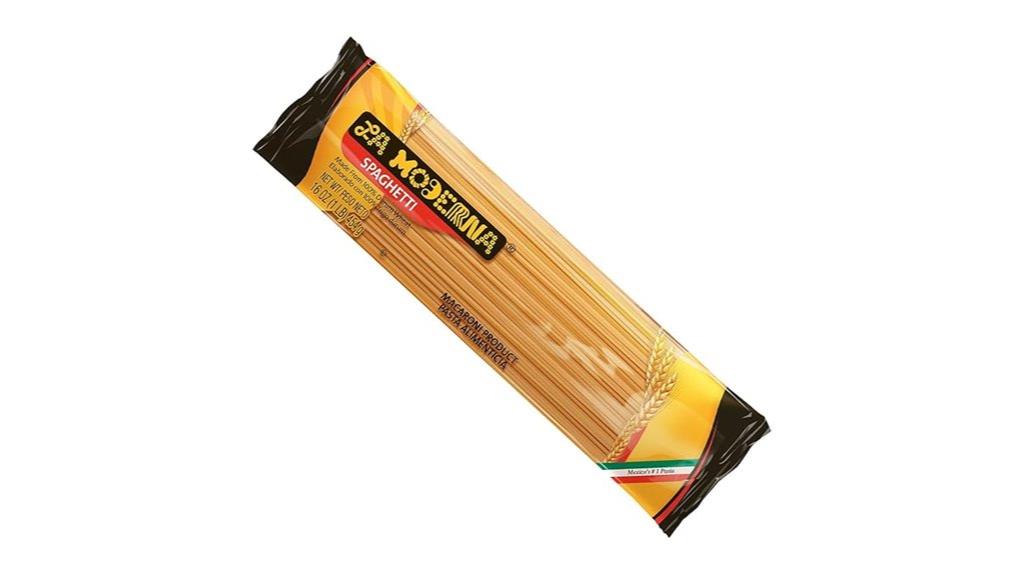 modern spaghetti pasta