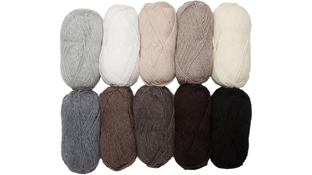 neutral wool yarn pack