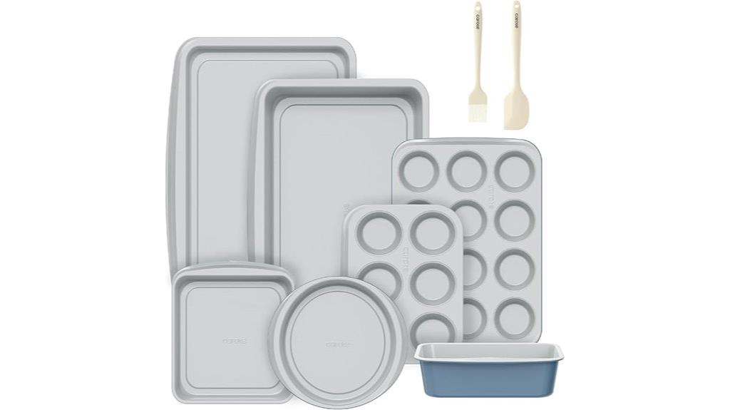 nine piece nonstick bakeware set