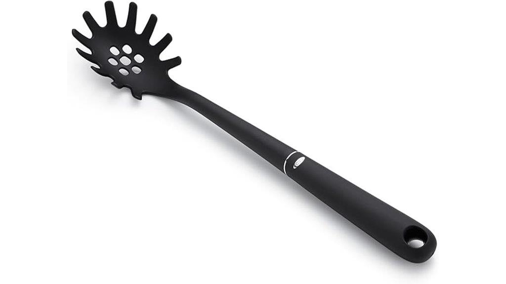 nylon spaghetti server black