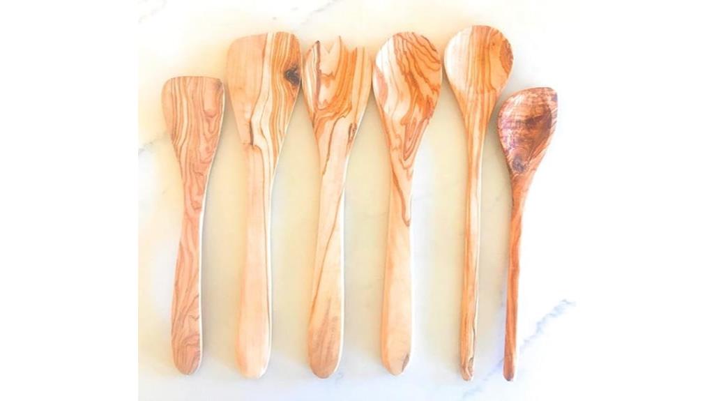 olive wood kitchen utensils