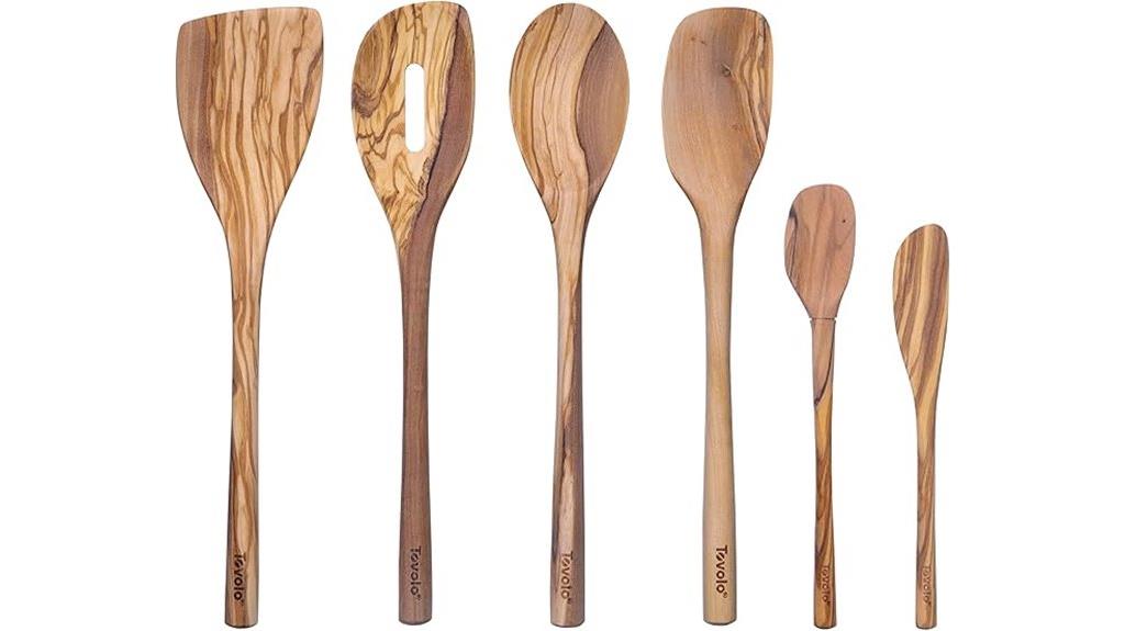 olivewood utensil set