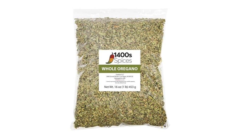 one pound dried oregano
