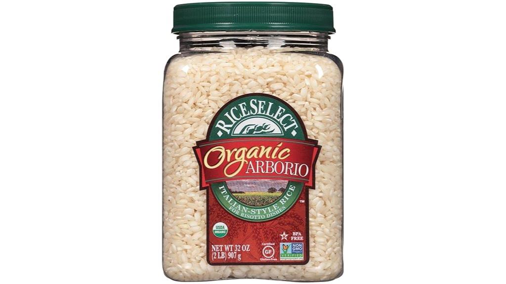 organic arborio risotto rice