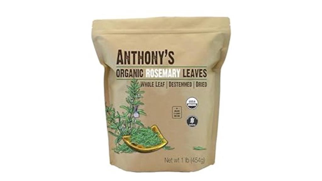 organic dried rosemary leaves