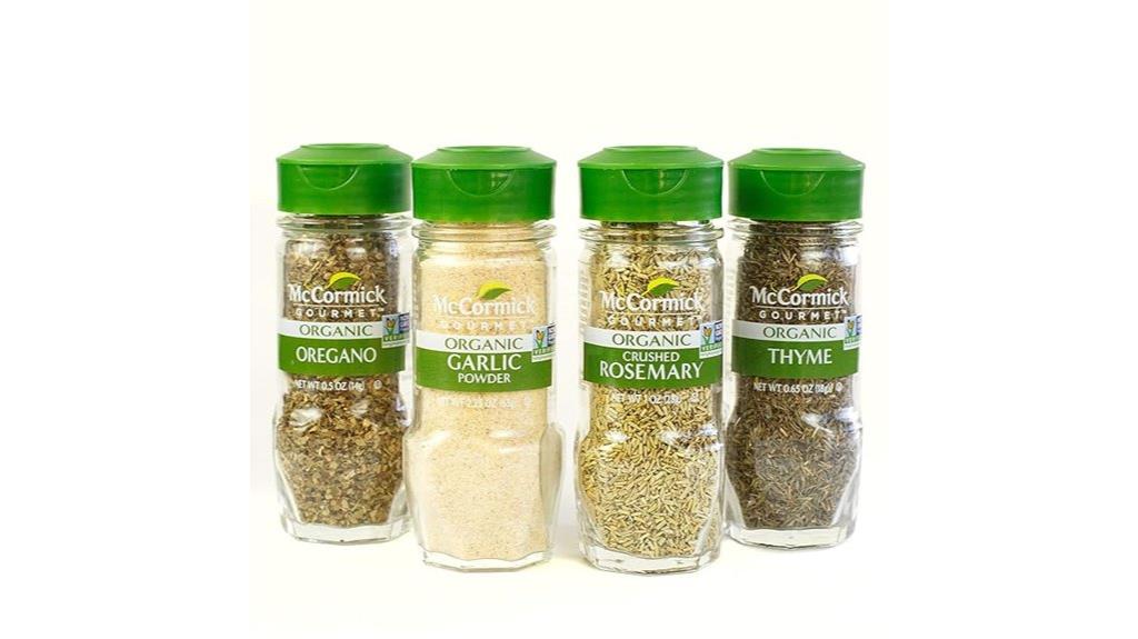 organic garlic herb assortment