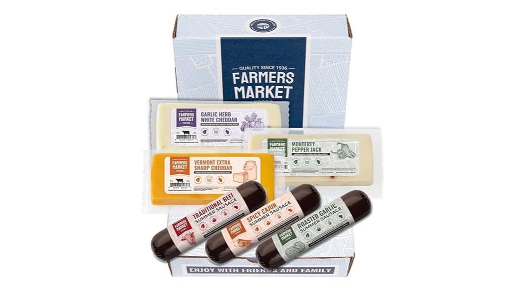 organic meat and cheese