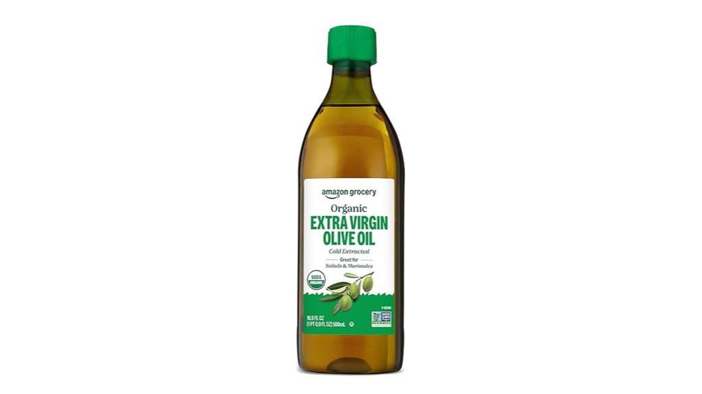 organic olive oil bottle