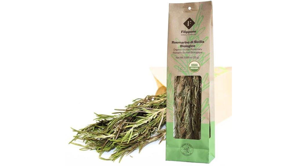 organic rosemary leaves 25g