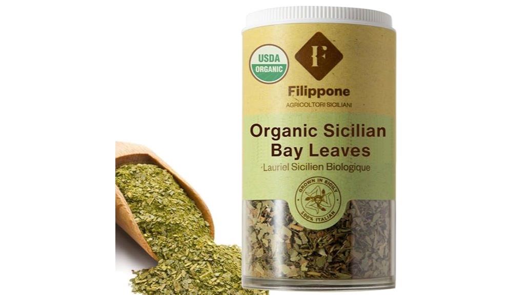 organic sicilian bay leaves