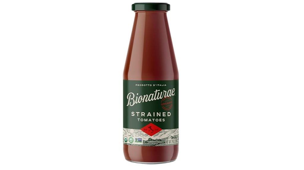 organic tomato sauce