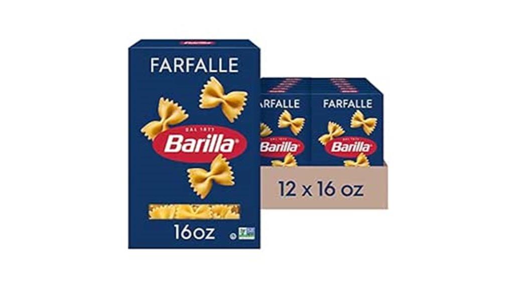 pack of 12 farfalle pasta